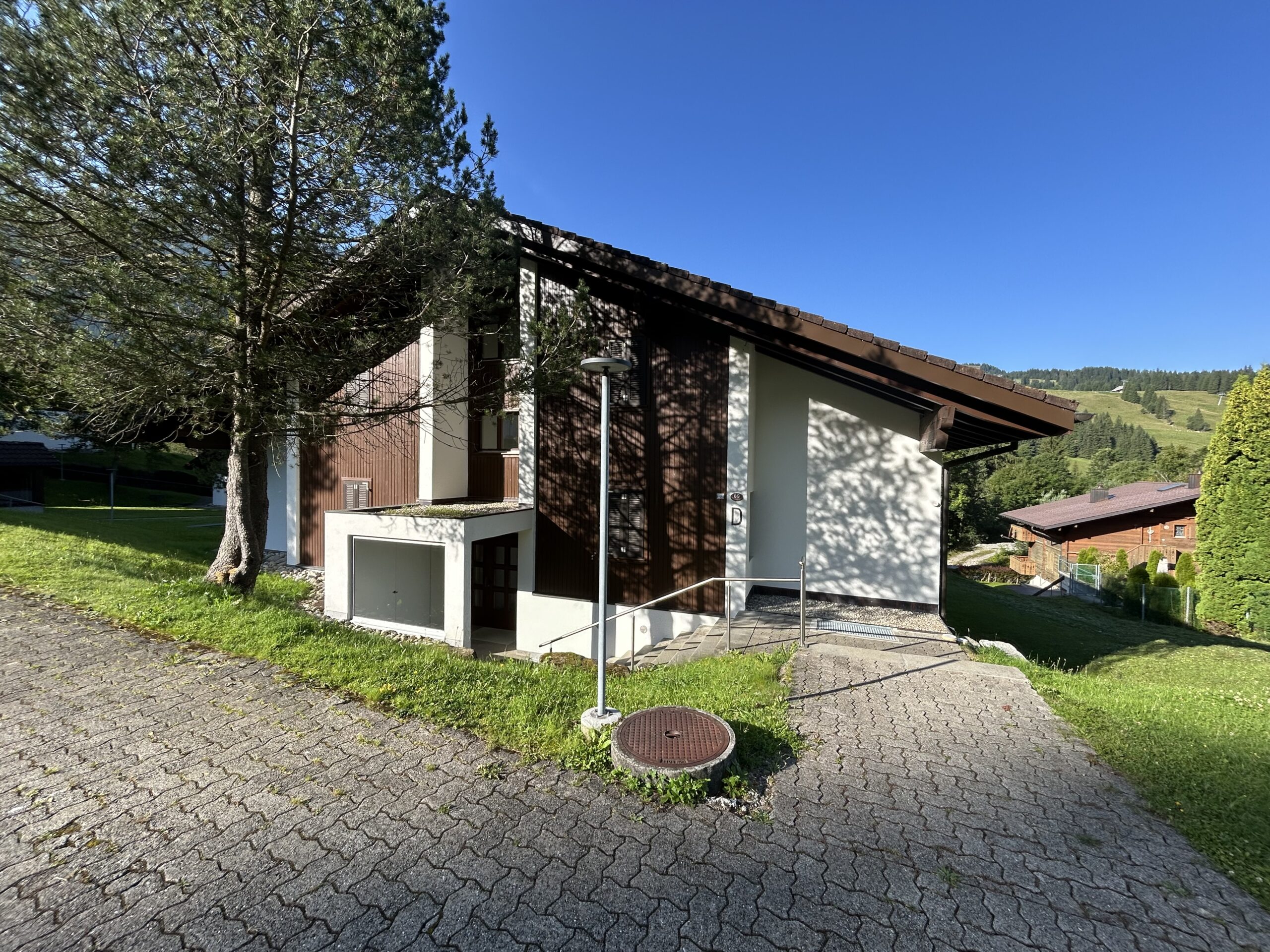 Eingangsberiech Ferienwohnung Rothornsicht